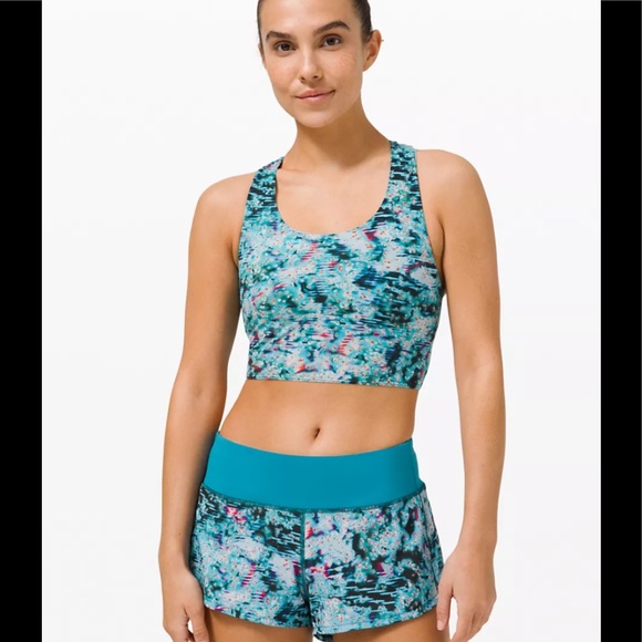 💕LULULEMON STASH IT BRA/CROP-QUICK START MULTI💕 - Picture 3 of 16